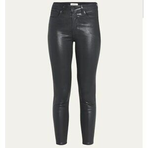 Margot Coated High-Rise Skinny Ankle Jeans Size 25